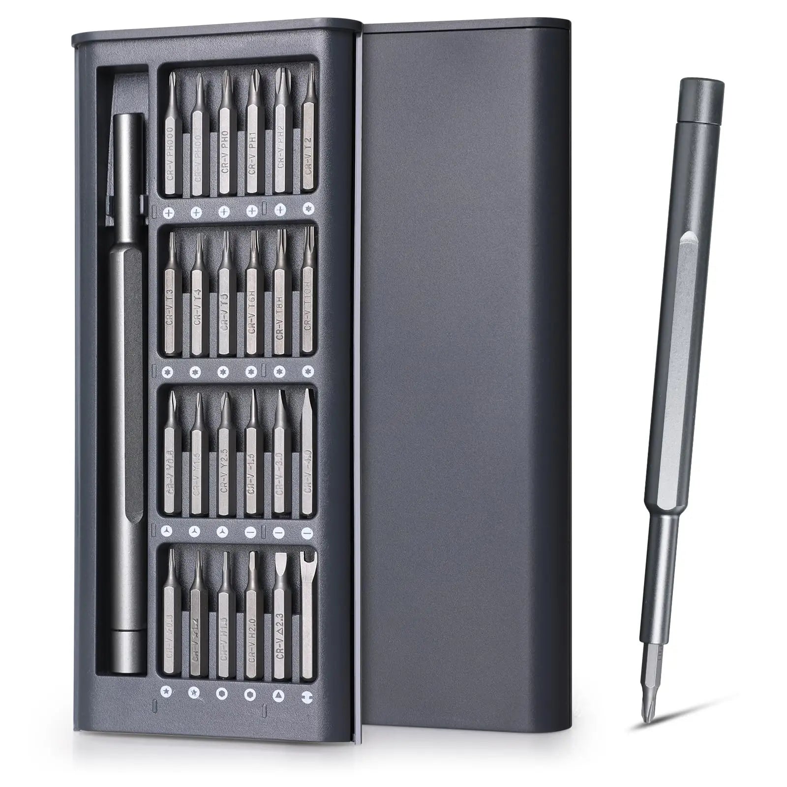 25-in-1 Precision Screwdriver Set - Magnetic Bits