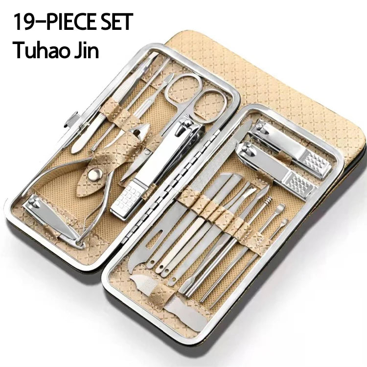 18-Piece Nail Clipper Set - Professional Manicure Kit