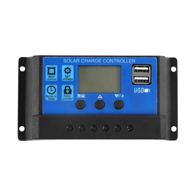 300W/m2 Solar Panel Dual USB Output Solar Cells with 10A/20A/30A/40A/50A/60A Solar Controller for Car Yacht Battery Boat Charger